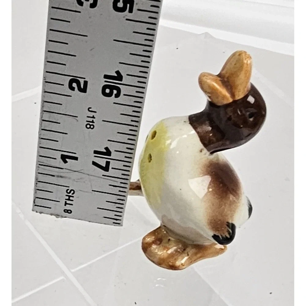 Vintage Ceramic Duck Salt and Pepper Shakers Set‎ Japan Hand Painted Birds